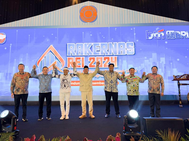 Hadiri Rakernas REI, Menteri Ara Komit Lanjutkan Skim FLPP