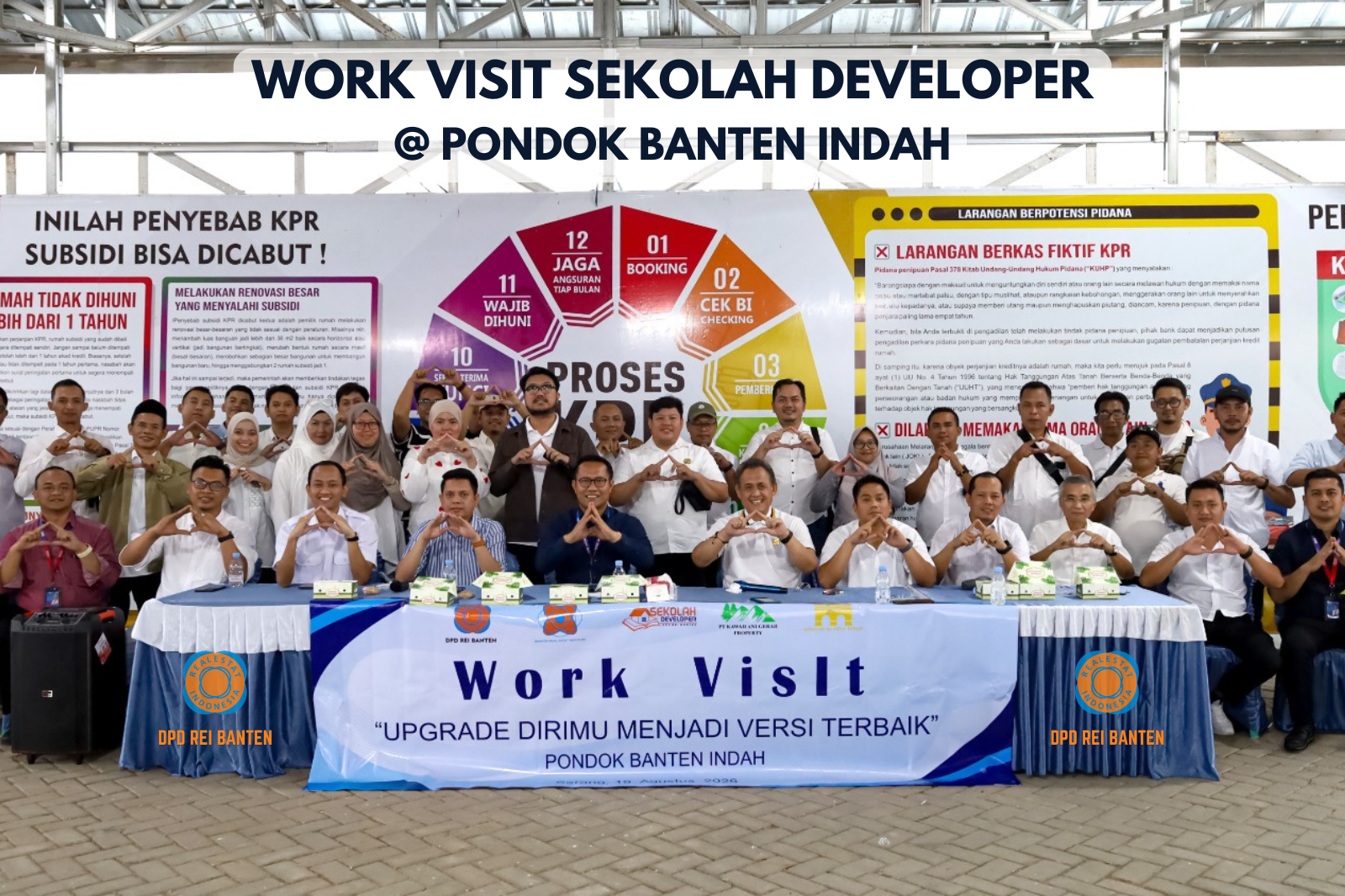 Intip Serunya Work Visit Sekolah Developer DPD REI Banten ke Pondok Banten Indah