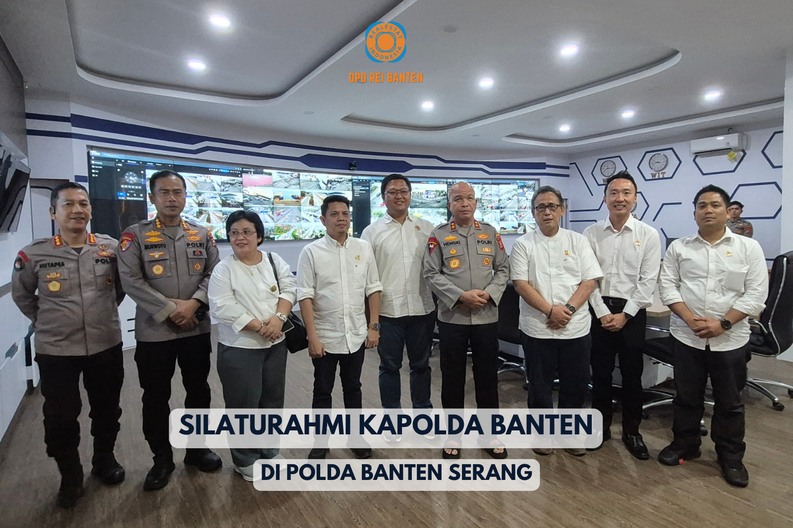 Perkuat Sinergi dan Keamanan Hunian, DPD REI Banten Silaturahmi ke Kapolda Banten
