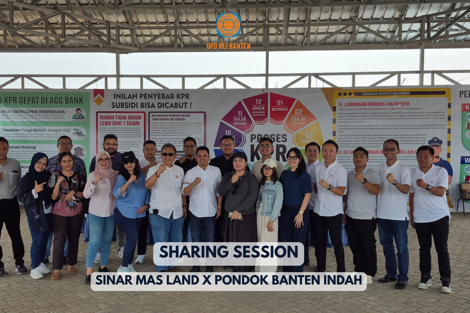 Perkuat Sinergi Rumah MBR, Sinar Mas Land dan DPD REI Banten Gelar Sesi Sharing di Pondok Banten Indah